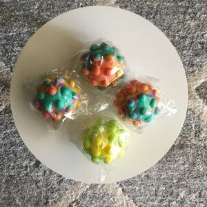 NWT Colorful Bubble Popping Stress Balls, 4 Pack